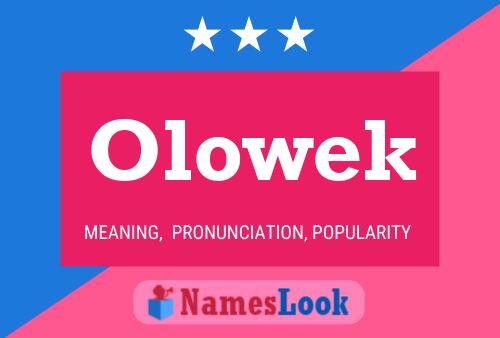 ملصق اسم Olowek