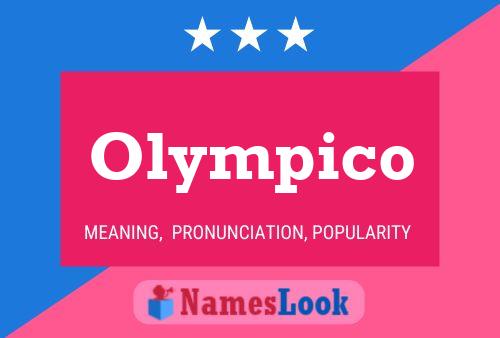 ملصق اسم Olympico