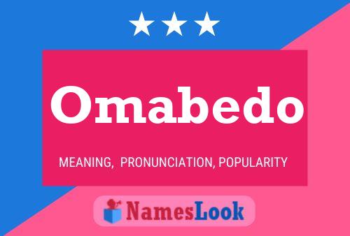 ملصق اسم Omabedo