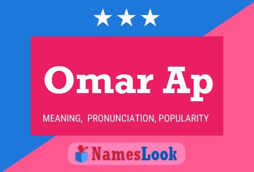 ملصق اسم Omar Ap