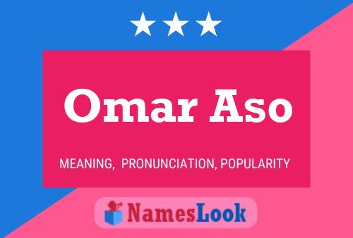 ملصق اسم Omar Aso