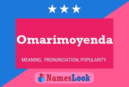 ملصق اسم Omarimoyenda