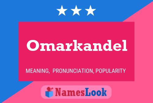 ملصق اسم Omarkandel