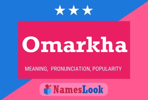 ملصق اسم Omarkha