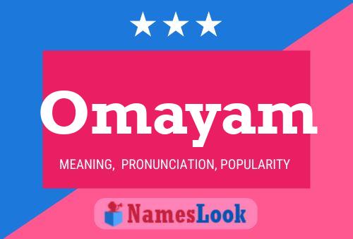 ملصق اسم Omayam