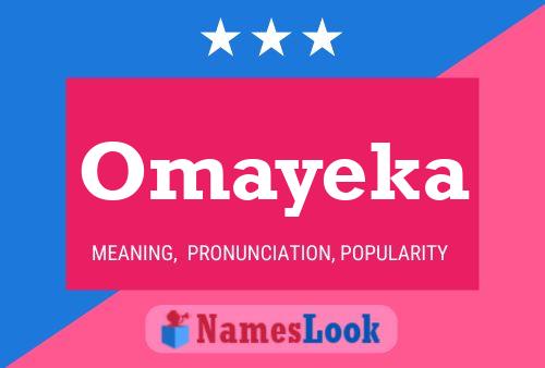 ملصق اسم Omayeka