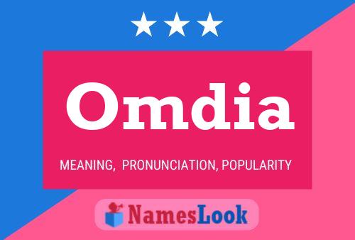 ملصق اسم Omdia