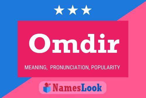 ملصق اسم Omdir