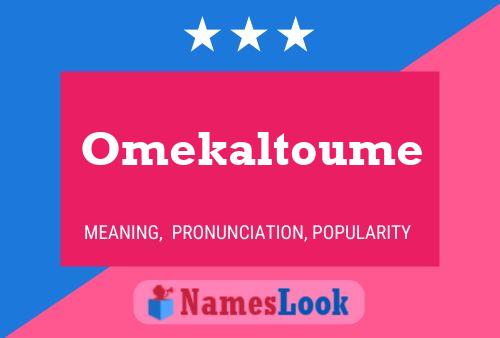 ملصق اسم Omekaltoume