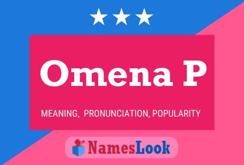 ملصق اسم Omena P