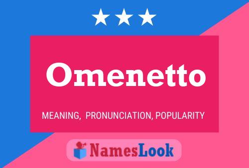 ملصق اسم Omenetto