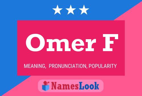 ملصق اسم Omer F