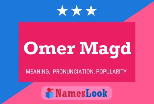 ملصق اسم Omer Magd