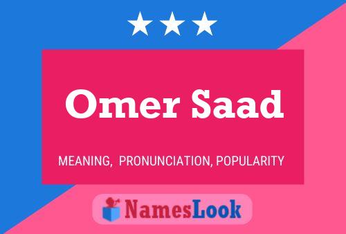 ملصق اسم Omer Saad