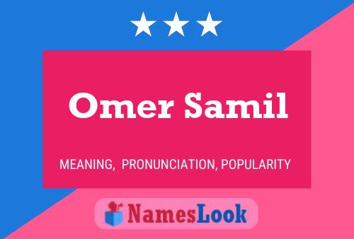 ملصق اسم Omer Samil