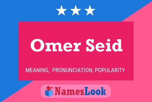 ملصق اسم Omer Seid