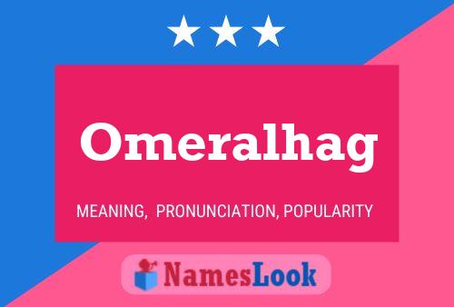 ملصق اسم Omeralhag