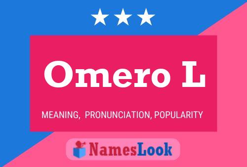 ملصق اسم Omero L