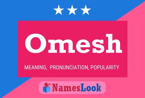 ملصق اسم Omesh