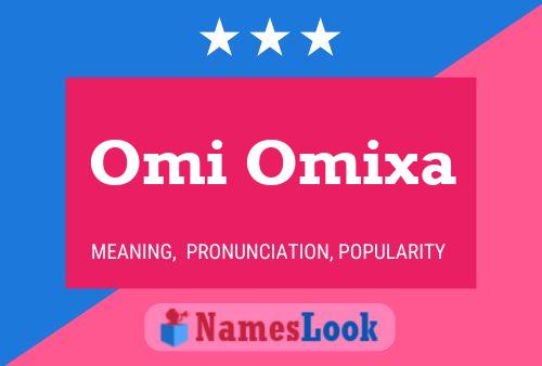 ملصق اسم Omi Omixa