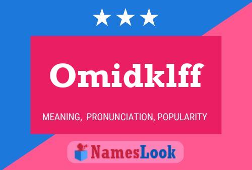 ملصق اسم Omidklff