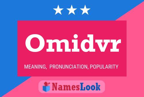 ملصق اسم Omidvr