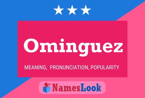 ملصق اسم Ominguez