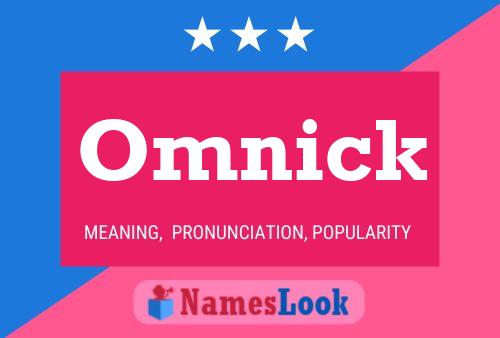 ملصق اسم Omnick