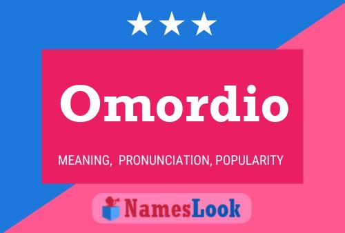 ملصق اسم Omordio