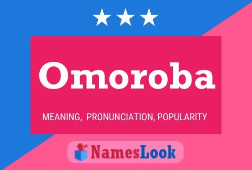 ملصق اسم Omoroba