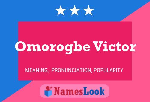 ملصق اسم Omorogbe Victor