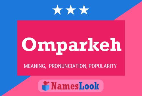 ملصق اسم Omparkeh