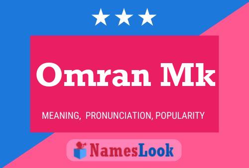 ملصق اسم Omran Mk