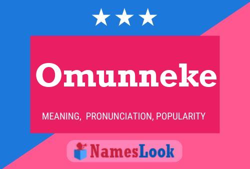 ملصق اسم Omunneke