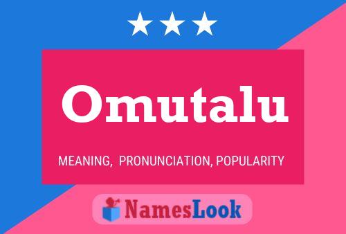 ملصق اسم Omutalu