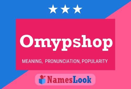 ملصق اسم Omypshop