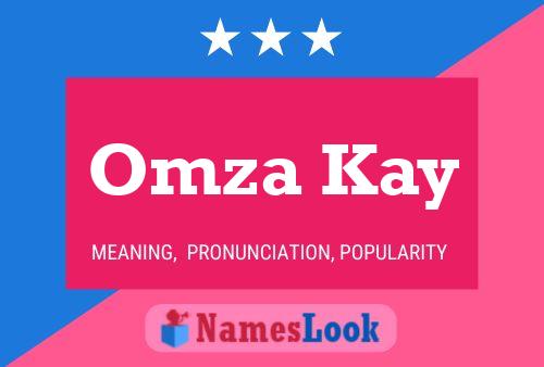 ملصق اسم Omza Kay