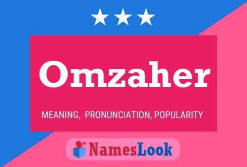 ملصق اسم Omzaher