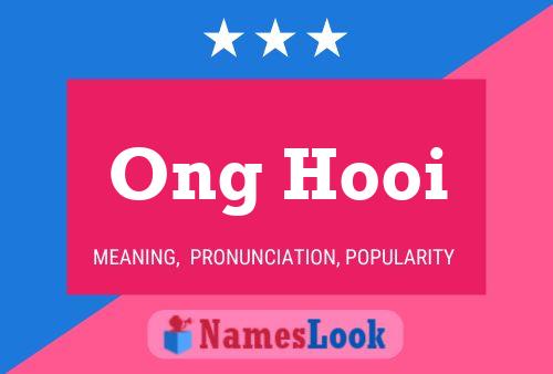 ملصق اسم Ong Hooi