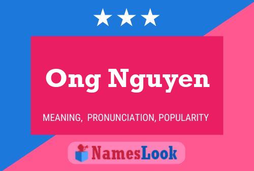 ملصق اسم Ong Nguyen