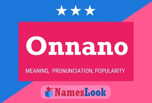 ملصق اسم Onnano