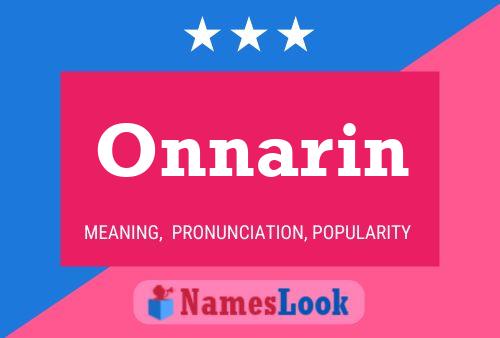 ملصق اسم Onnarin