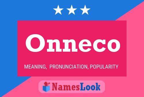 ملصق اسم Onneco