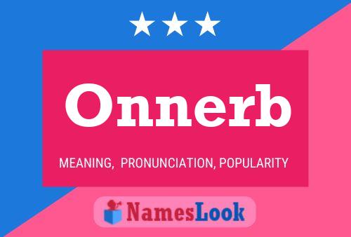 ملصق اسم Onnerb