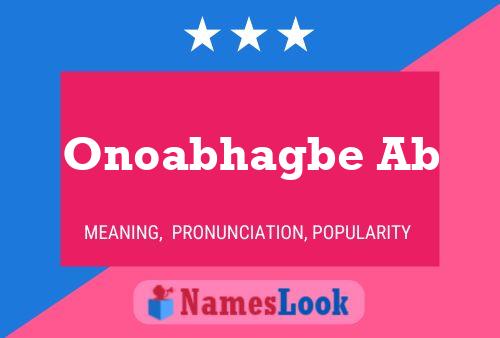 ملصق اسم Onoabhagbe Ab