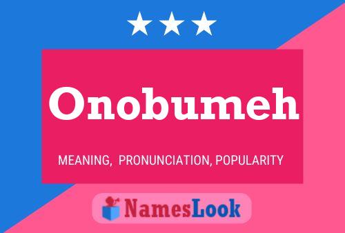 ملصق اسم Onobumeh