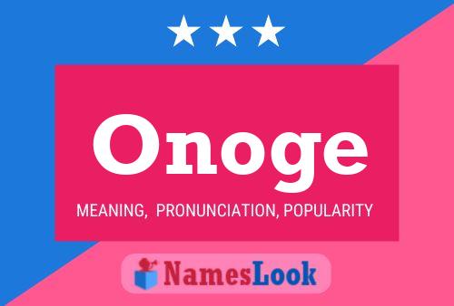 ملصق اسم Onoge