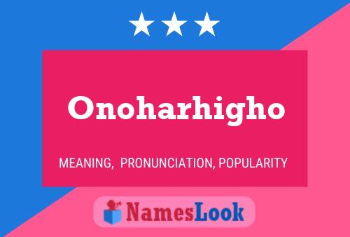 ملصق اسم Onoharhigho