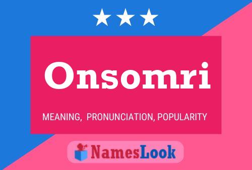 ملصق اسم Onsomri