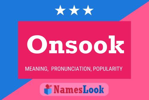 ملصق اسم Onsook